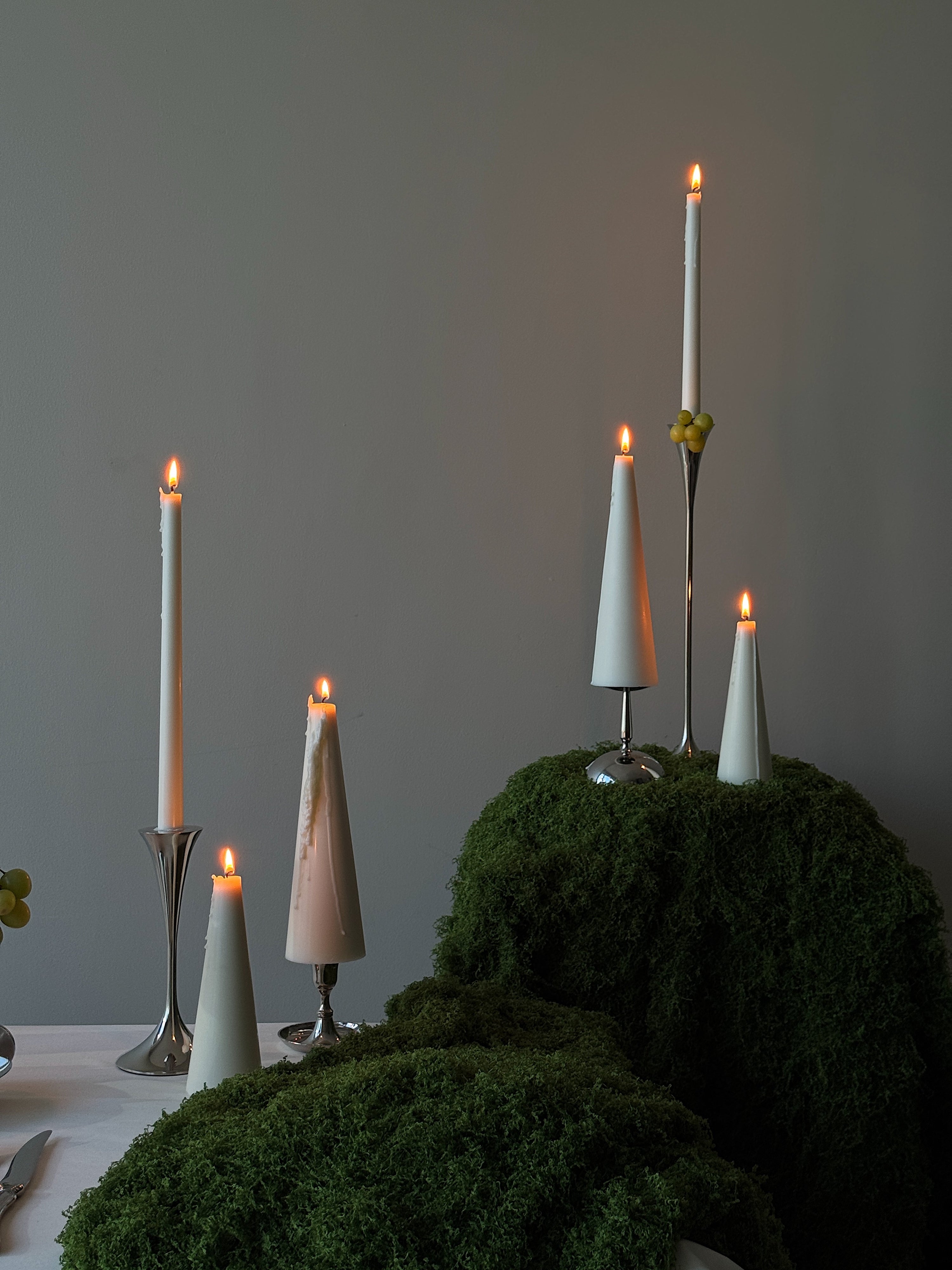 cone candle set