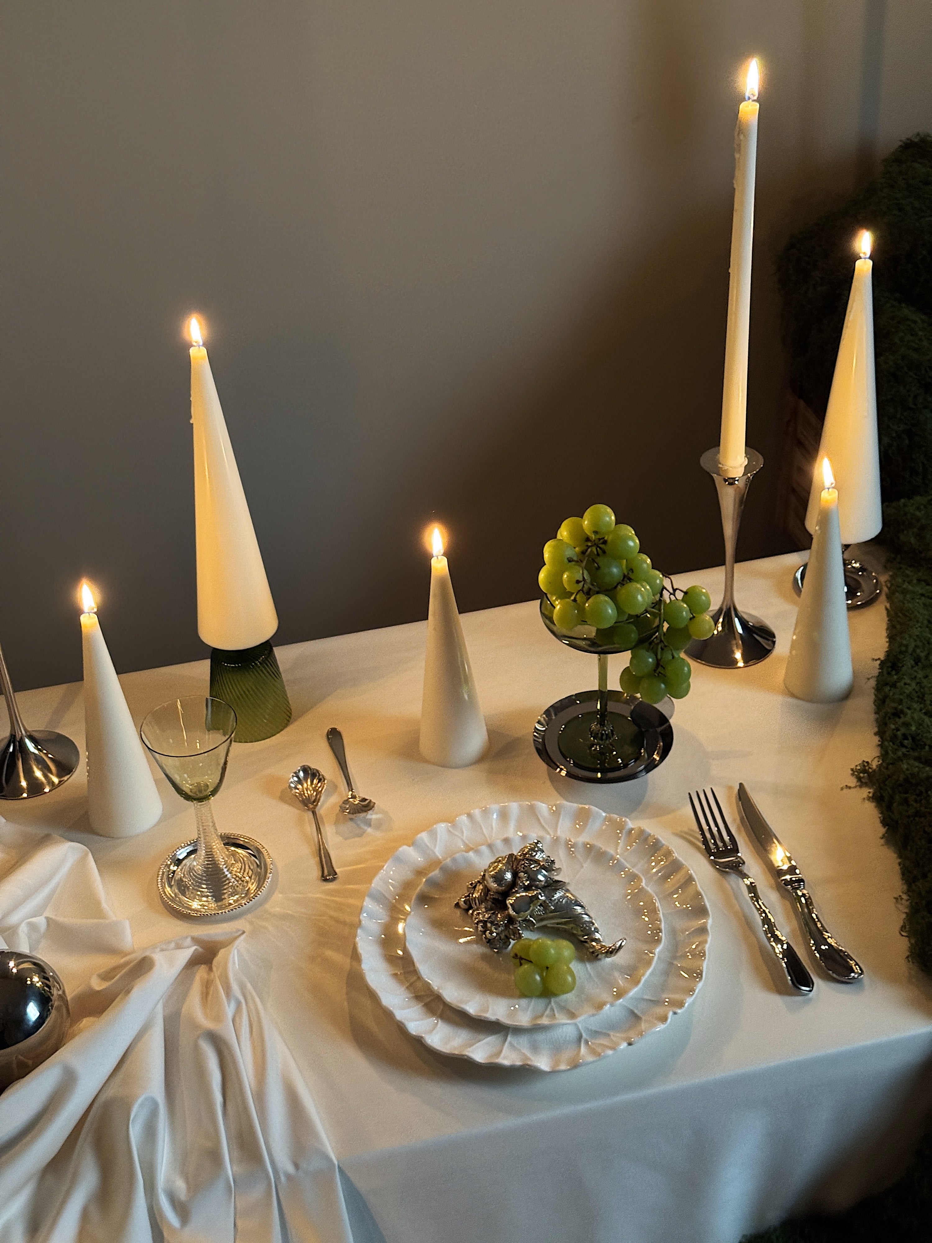 cone candle set
