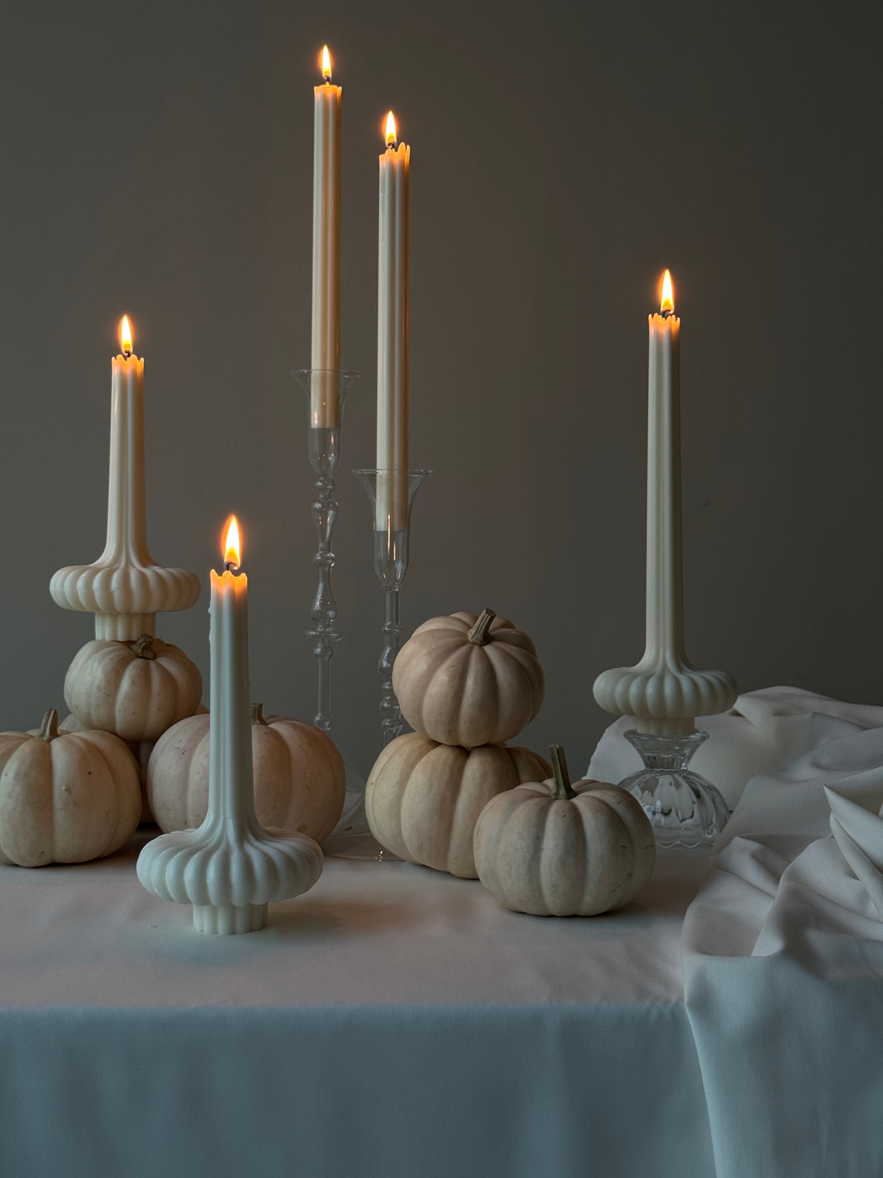 set of vase candles