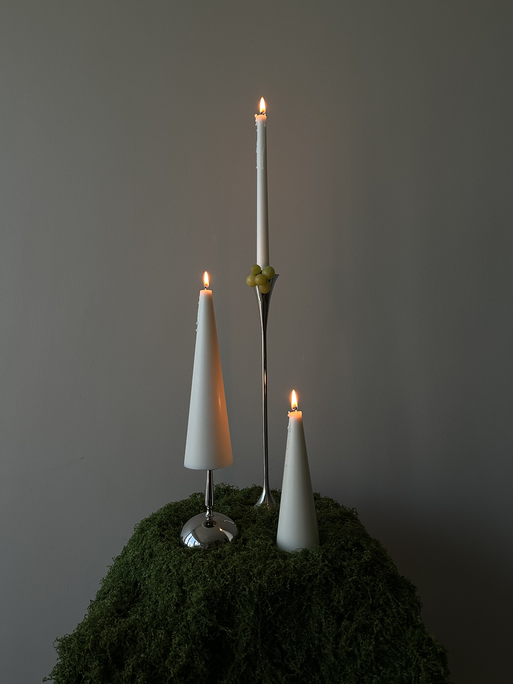 cone candle set