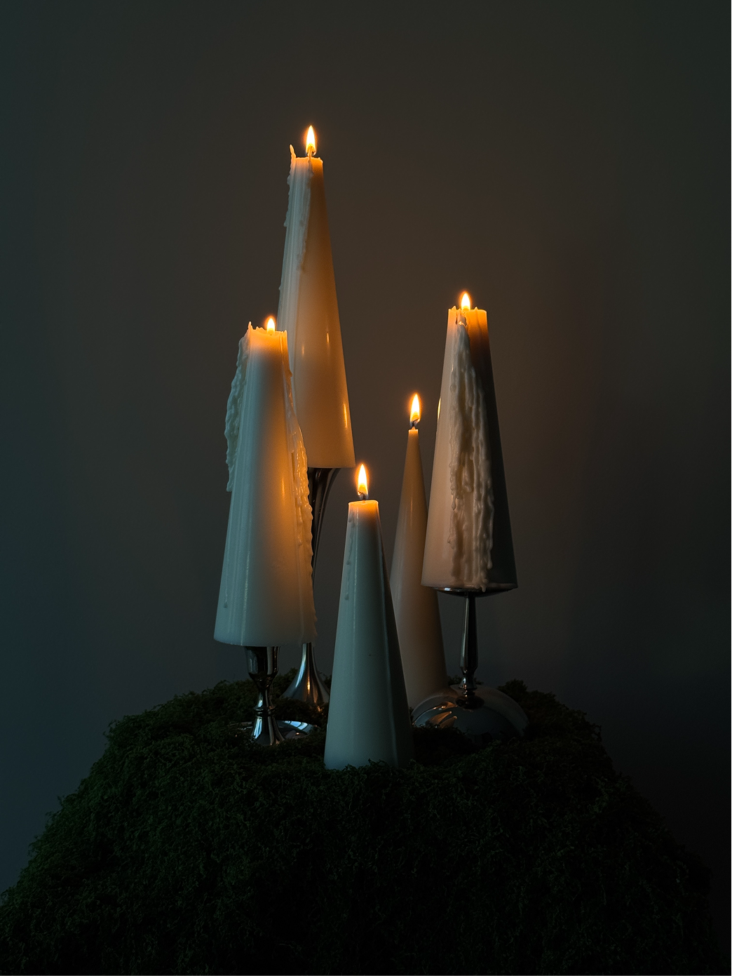 cone candle set