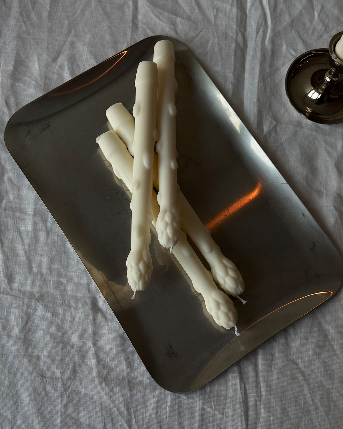 asparagus candle set