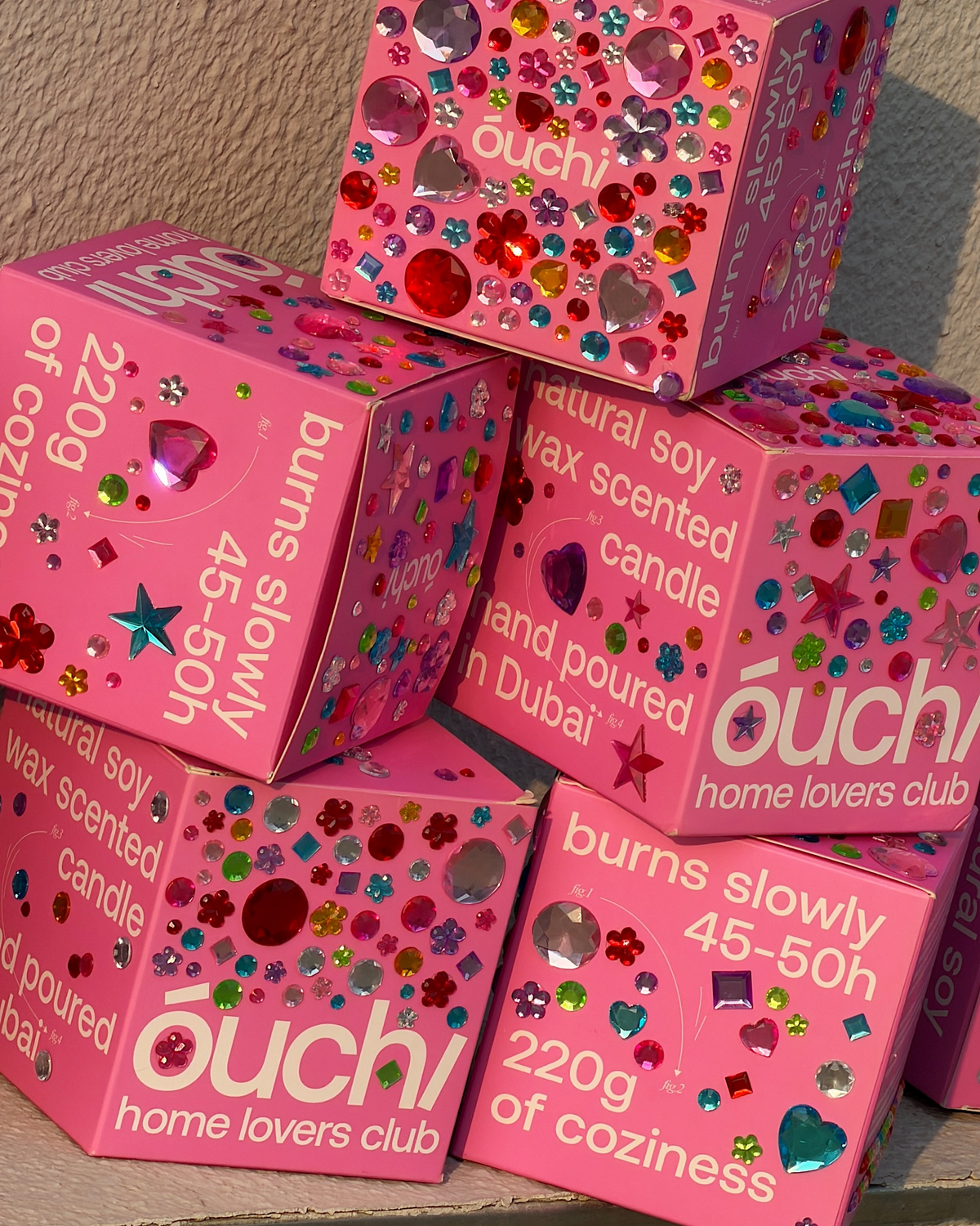 bedazzled drama queen candle